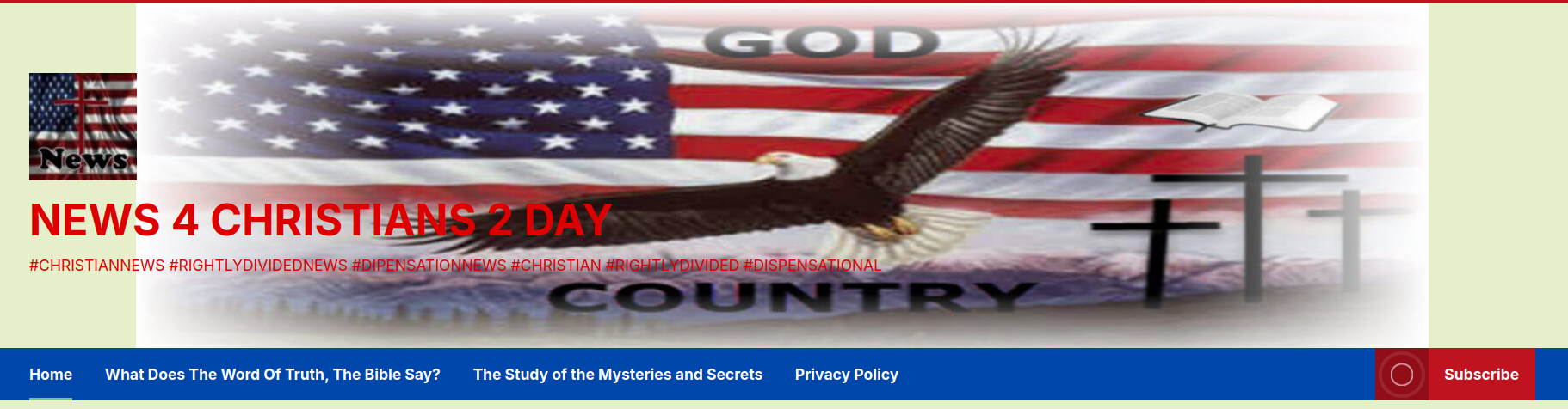 News 4 Christian Today Rightly Dividing the Word of God